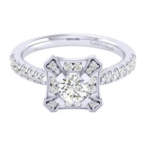 Gabriel 14 Karat Perfect Match Engagement Ring ER039A2AEW44JJ