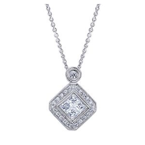Gabriel Fashion 14 Karat Victorian Necklace NK2073W44JJ