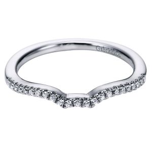 Gabriel 14 Karat Contemporary Wedding Band WB6388W44JJ