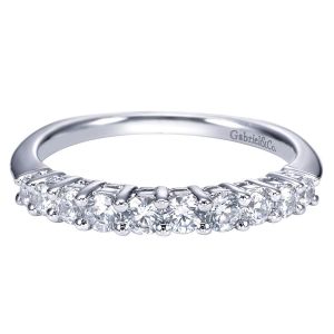 Gabriel 14 Karat Contemporary Wedding Band WB3991W44JJ