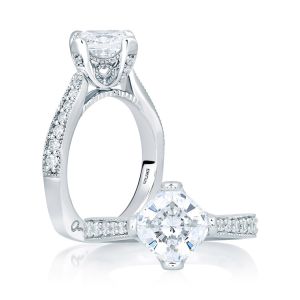 A.JAFFE Platinum Signature Engagement Ring MES644