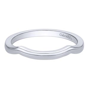 Gabriel 14 Karat Contemporary Wedding Band WB9767W4JJJ