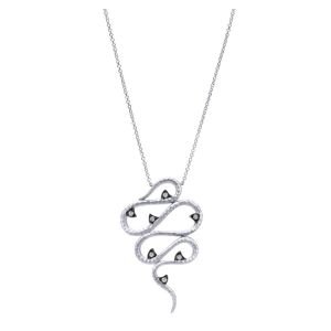 Gabriel Fashion Silver Byblos Chain Necklace NK4818SVJWS
