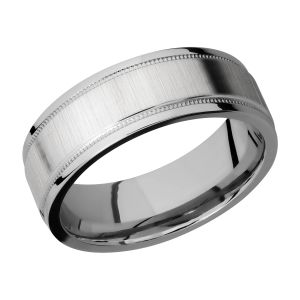 Lashbrook 7.5FGEW2UMIL Titanium Wedding Ring or Band