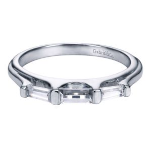 Gabriel Platinum Contemporary Wedding Band WB3694PT3JJ