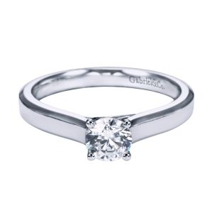 Gabriel Platinum Contemporary Engagement Ring ER6579PTJJJ