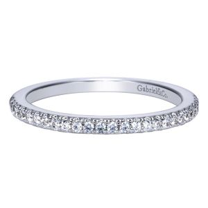 Gabriel 14 Karat Contemporary Wedding Band WB8574W44JJ