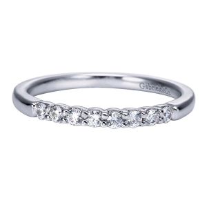 Gabriel 14 Karat Contemporary Wedding Band WB7847W44JJ
