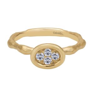 Gabriel Fashion 14 Karat Stackable Stackable Ladies' Ring LR50274Y45JJ