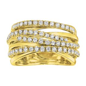 Gabriel Fashion 14 Karat Lusso Diamond Ladies' Ring LR4649Y44JJ