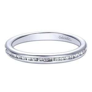 Gabriel 14 Karat Contemporary Wedding Band WB9721W44JJ