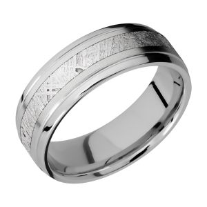 Lashbrook 7B13(S)/METEORITE Titanium Wedding Ring or Band