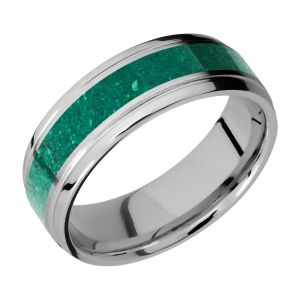 Lashbrook 7B14(S)/MOSAIC Titanium Wedding Ring or Band