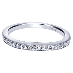 Gabriel 14 Karat Contemporary Wedding Band WB9032W44JJ