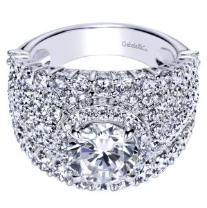 Gabriel 18 Karat Contemporary Engagement Ring ER8447W83JJ