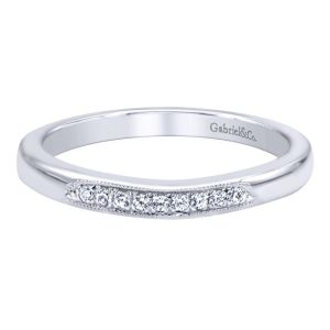 Gabriel 14 Karat Contemporary Wedding Band WB9764W44JJ