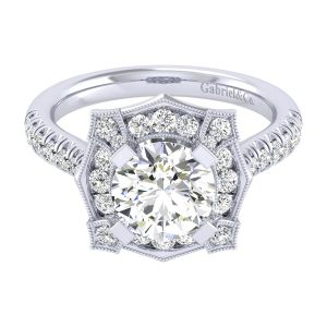 Gabriel 14 Karat Perfect Match Engagement Ring ER039C8ADW44JJ