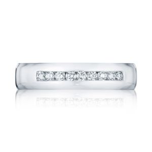 125-5D Platinum Tacori Diamond Wedding Ring