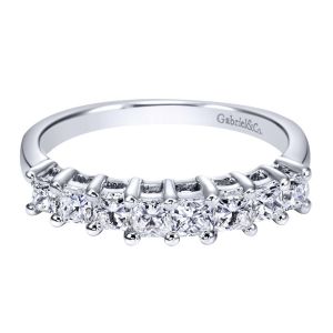 Gabriel 14 Karat Contemporary Wedding Band WB2710W44JJ