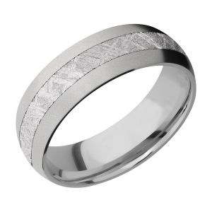 Lashbrook 7D13/METEORITE Titanium Wedding Ring or Band