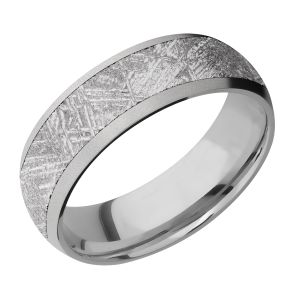 Lashbrook 7D15/METEORITE Titanium Wedding Ring or Band