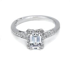 Tacori Platinum Dantela Engagement Ring 2620ECMDP