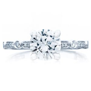 Tacori 202-2RD7 18 Karat Sculpted Crescent Engagement Ring