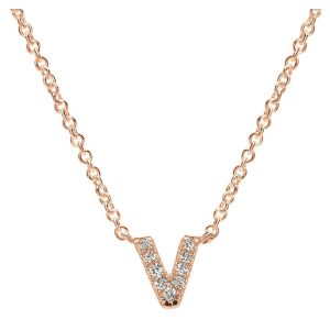 Gabriel Fashion 14 Karat Initial Initial Necklace NK4577V-K45JJ