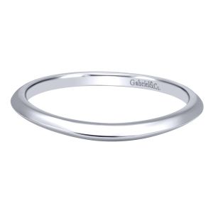 Gabriel 14 Karat Contemporary Wedding Band WB11832R3W4JJJ