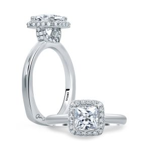 A.JAFFE Platinum Signature Engagement Ring MES671