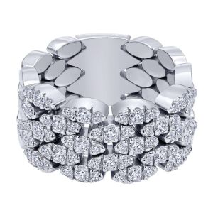 Gabriel Fashion 14 Karat Lusso Diamond Ladies' Ring LR4393W44JJ