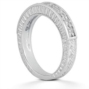 Taryn Collection Platinum Wedding Ring TQD B-653