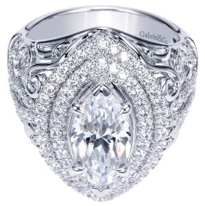 Gabriel 18 Karat Contemporary Engagement Ring ER8763W83JJ