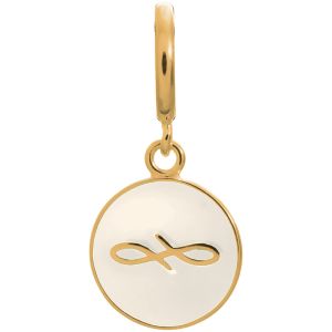 Endless Jewelry White Endless Coin Gold Plated Charm 53345-5