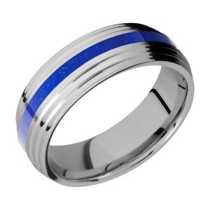 Lashbrook 7F2S12/MOSAIC Titanium Wedding Ring or Band