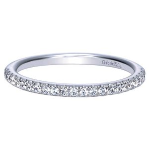 Gabriel 14 Karat Contemporary Wedding Band WB8511W44JJ