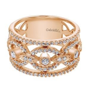 Gabriel Fashion 14 Karat Lusso Diamond Ladies' Ring LR4815K44JJ