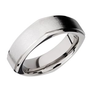 Lashbrook 7FGESQ Titanium Wedding Ring or Band
