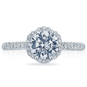 Tacori HT2547RD7 18 Karat Classic Crescent Engagement Ring