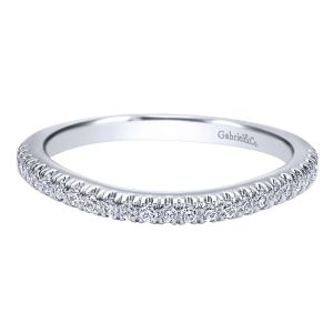 Gabriel 14 Karat Contemporary Wedding Band WB10289W44JJ