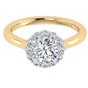 Gabriel 14 Karat Contemporary Engagement Ring ER7498M44JJ