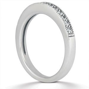 Taryn Collection Platinum Wedding Ring TQD B-7611