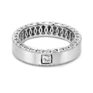 Tacori HT2286PR Platinum Crescent Wedding Band