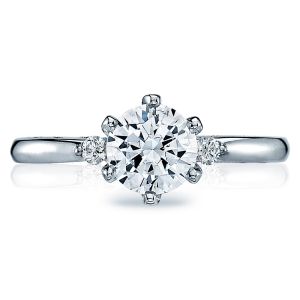 Tacori 56-2RD65 18 Karat Sculpted Crescent Engagement Ring