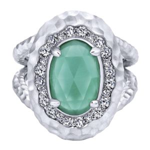 Gabriel Fashion Silver Byblos Ladies' Ring LR50575SVJMC