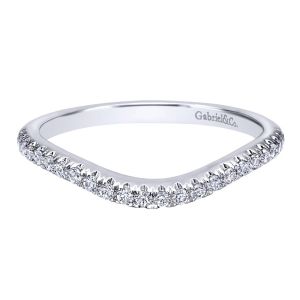 Gabriel 14 Karat Contemporary Wedding Band WB10488W44JJ