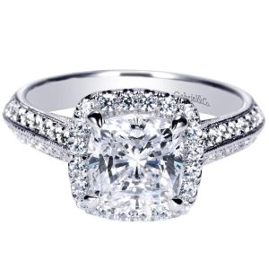 Gabriel 14 Karat Victorian Engagement Ring ER8872W44JJ