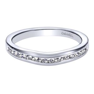 Gabriel 14 Karat Contemporary Wedding Band WB6293W44JJ