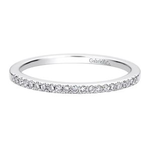 Gabriel 14 Karat Contemporary Wedding Band WB9478W44JJ