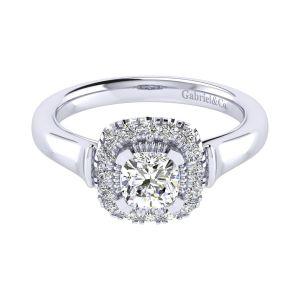 Gabriel 14 Karat Perfect Match Engagement Ring ER009B3AJW44JJ